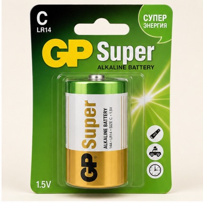 Батарейка LR14 1.5В GP Super ALKALINE 1шт
