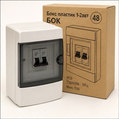 Бокс пластик 1-2авт БОК (48)