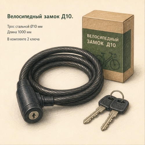 Велосипедный замок Д10