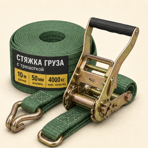 Стяжка груза 6м с трещоткой 73720 35мм 2000кг