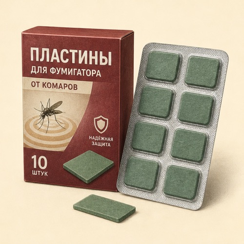 Пластины для фумигатора РАПТЕР 10шт