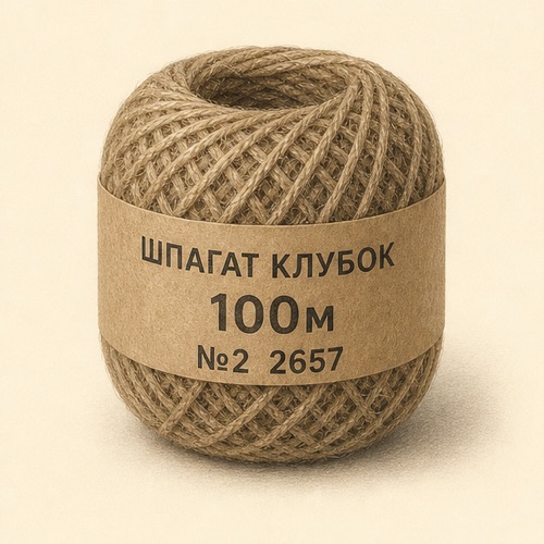 Шпагат пеньковый №3 330г 1556