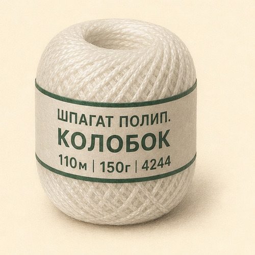 Шпагат полип. КОЛОБОК 110м 150г 4244