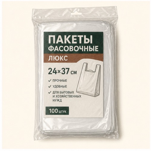 Пакеты фасовочные Люкс 24х37