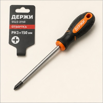 Отвертка 2х150мм Держи 3131-215