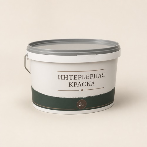 Краска ВД интерьерная 2,5л Beltex/Белтекс черная матовая
