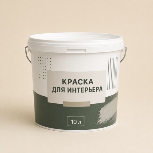Краска ВД интерьерная ИРБИС для внутренних работ 1кг