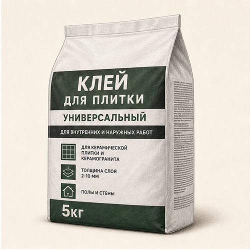 Клей для плитки универсальный 5кг