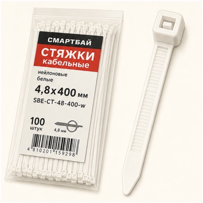 Стяжка кабельная 5х200мм ф50мм ЮНИКОРН