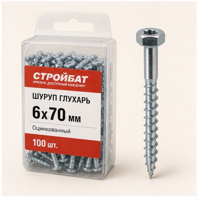 Шуруп глухарь 6х120