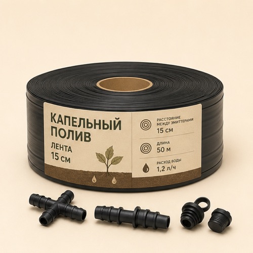 Комплект капельного полива Урожай Экстра с контроллером 62-100кв.м 444444Э