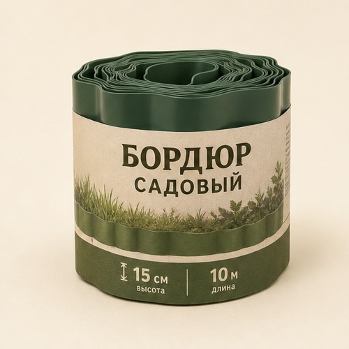 Лента бордюр садовая Дом мастеров 20см*9м