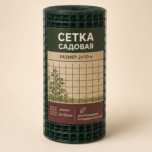 Сетка Садовая (решетка) 2м ячейка 50х50мм