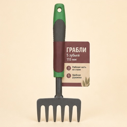 Грабли 5 зубьев PALISAD 115мм 63003