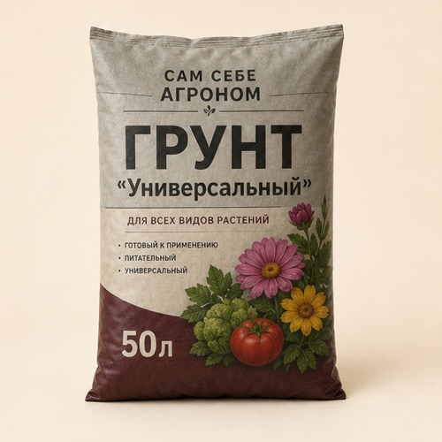 Грунт САМ СЕБЕ АГРОНОМ "Универсальный" 50л