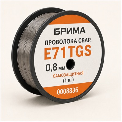 Проволока свар. БРИМА E71TGS 0,8 самоз.(1кг) 0008836