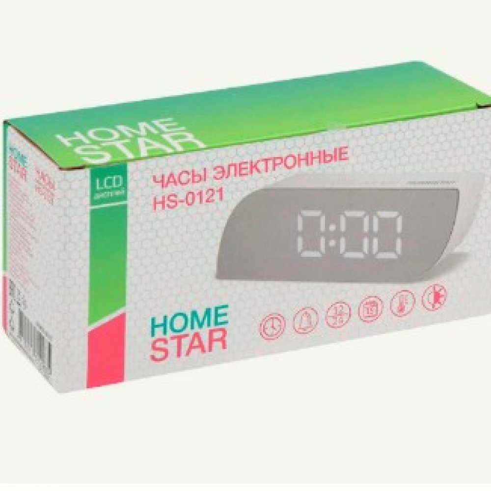 Часы электронные HS-0121 HOME STAR 107613