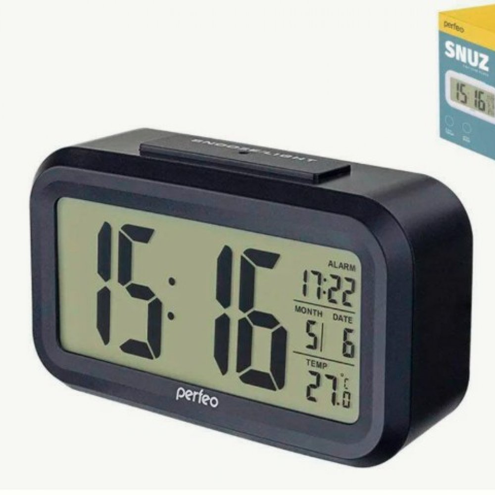 Часы электронные PF-S2166 PERFEO Snuz