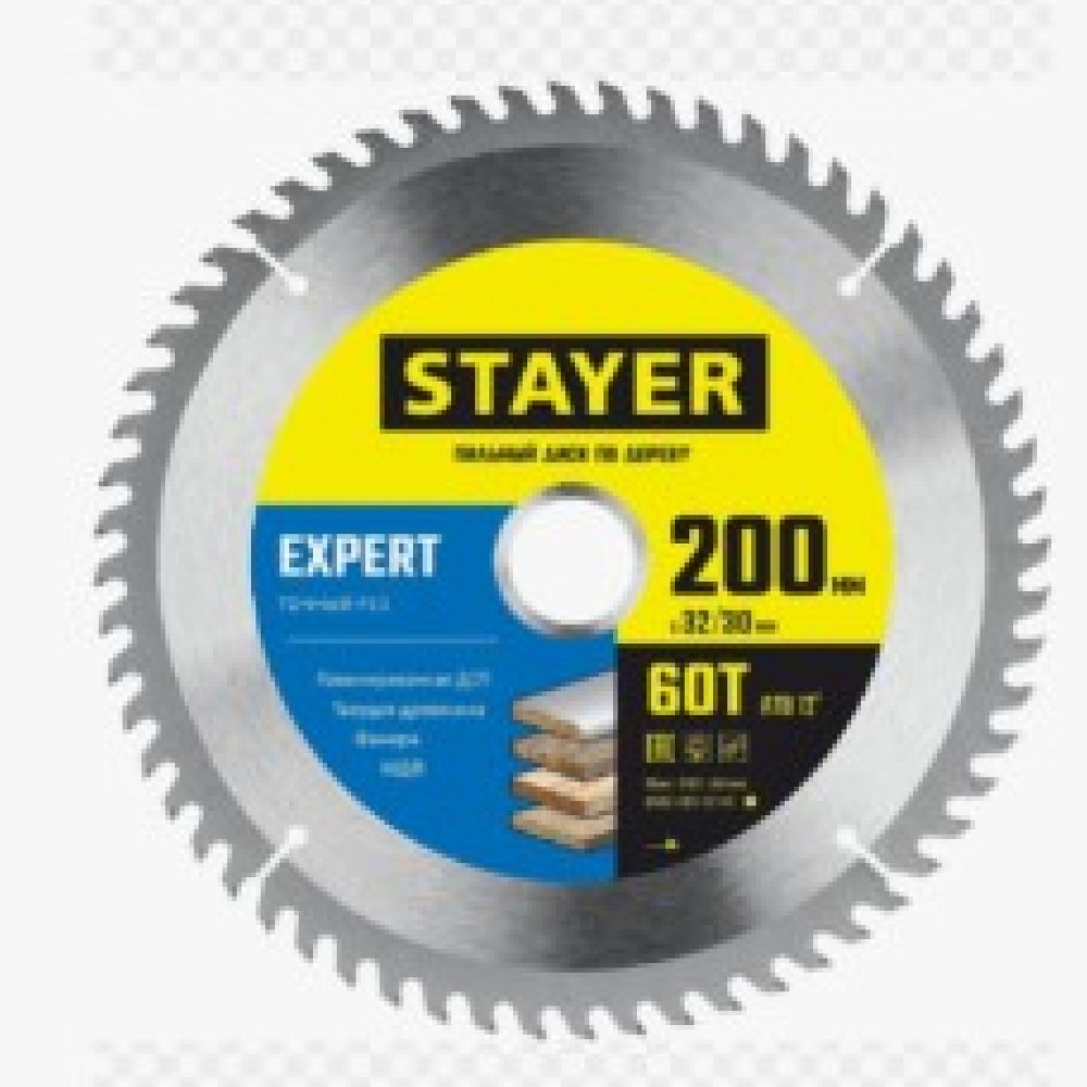 Диск пильный СТАЕР 200мм 3682-200-32-60