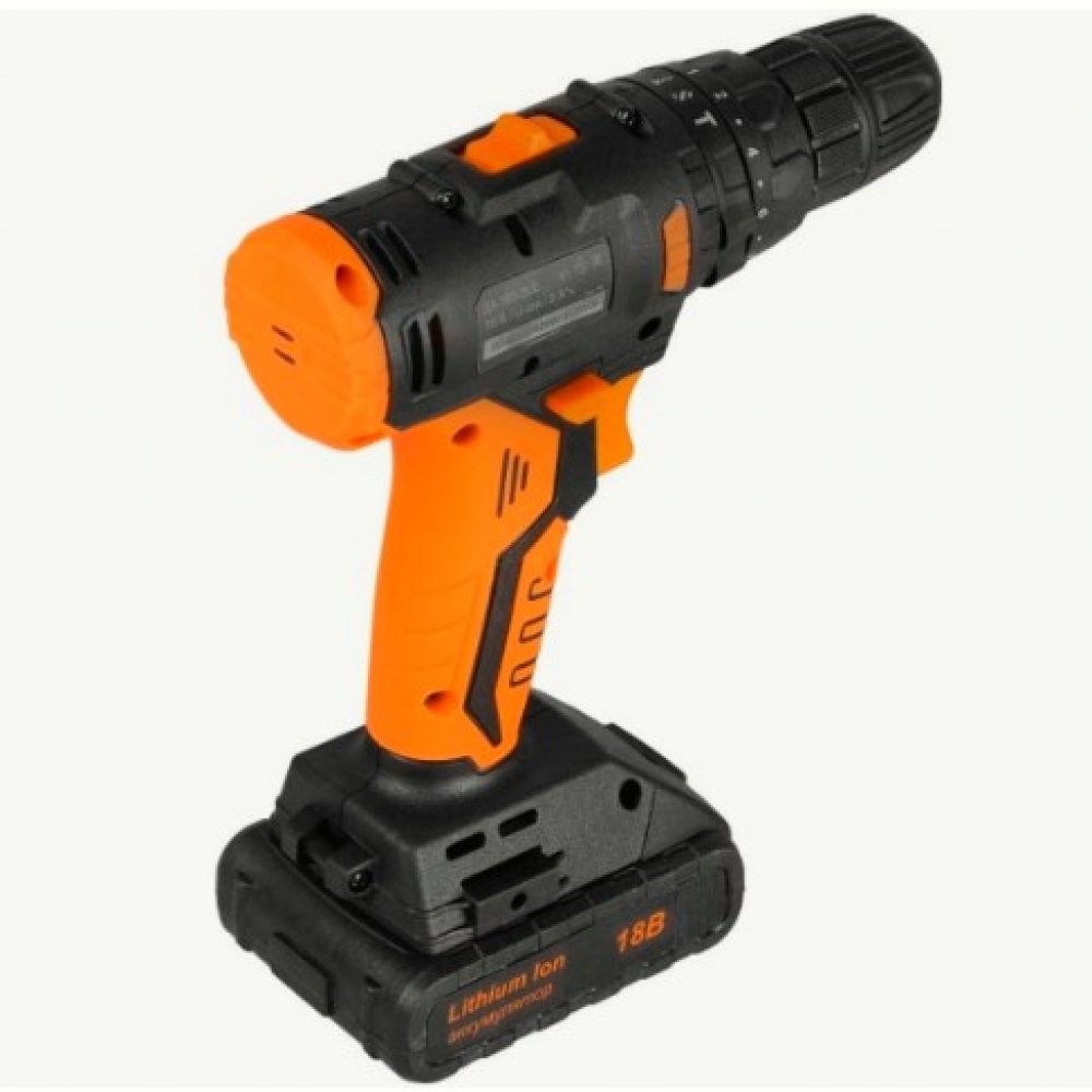 Дрель-шуруповерт аккум. удар. ВИХРЬ ДА-18Л-2КУ/Б безщёт. 72/14/23