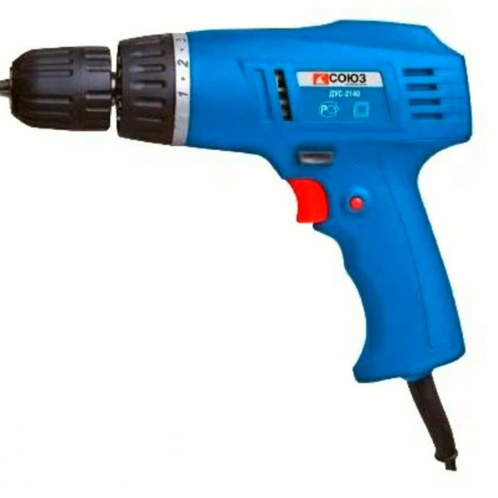 Дрель-шуруповерт электр. СОЮЗ ДУС-2140 450Вт, 0-800 об/мин 