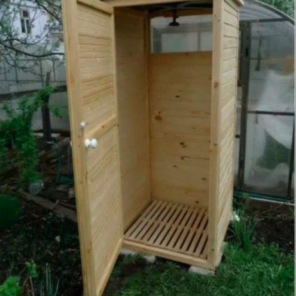  Душ деревянный