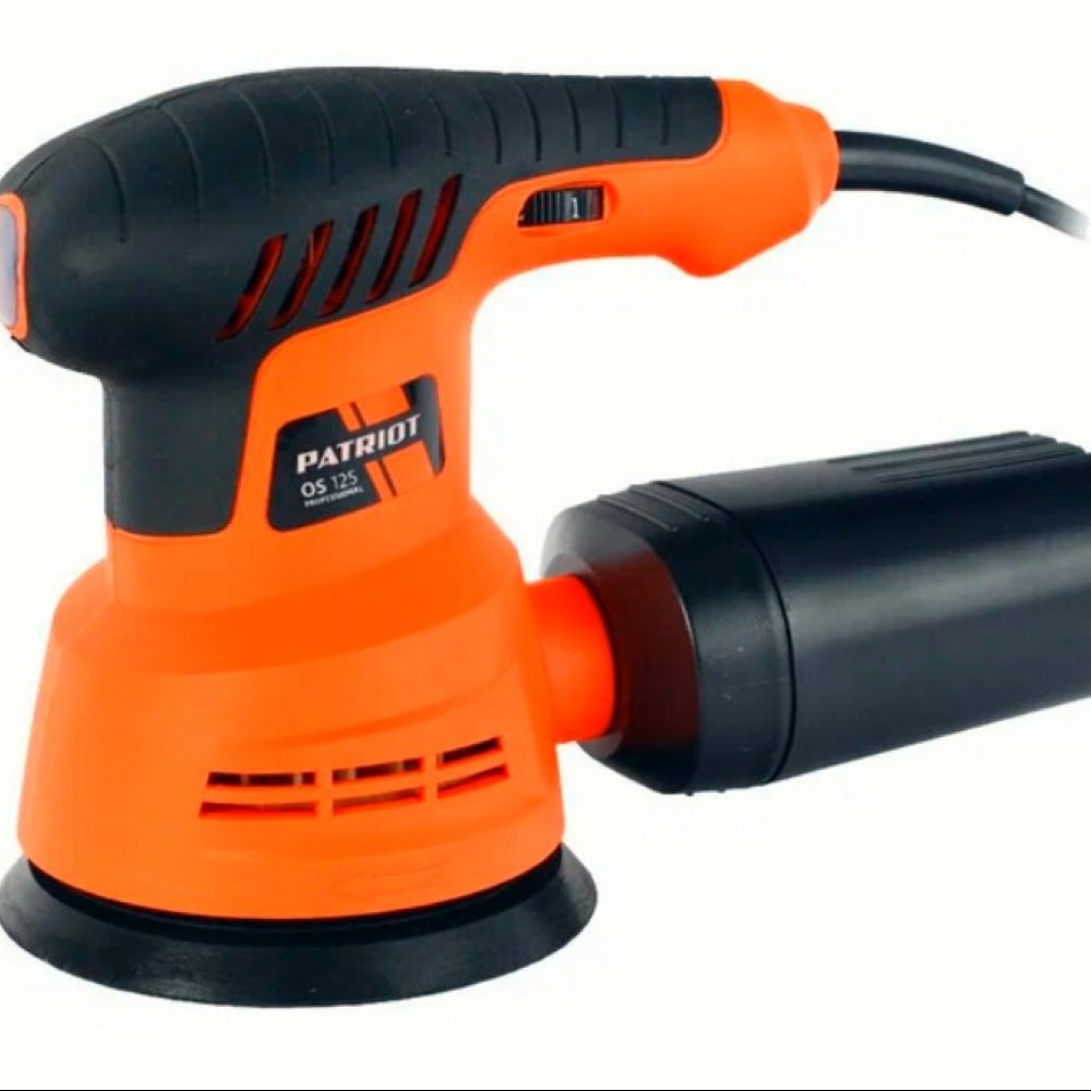 Эксцентриковая шлиф. машина ПАТРИОТ OS122 270Вт Диск 125мм Ход 5000-12000 об/мин
