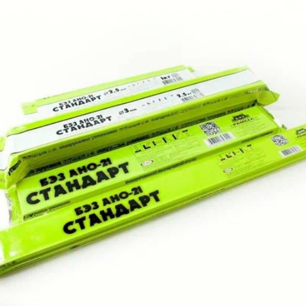Электроды 3мм 1кг БЭЗ АНО-21 Стандарт Белореченские