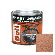 Эмаль молотковая Дали 0,75л (серебристый)