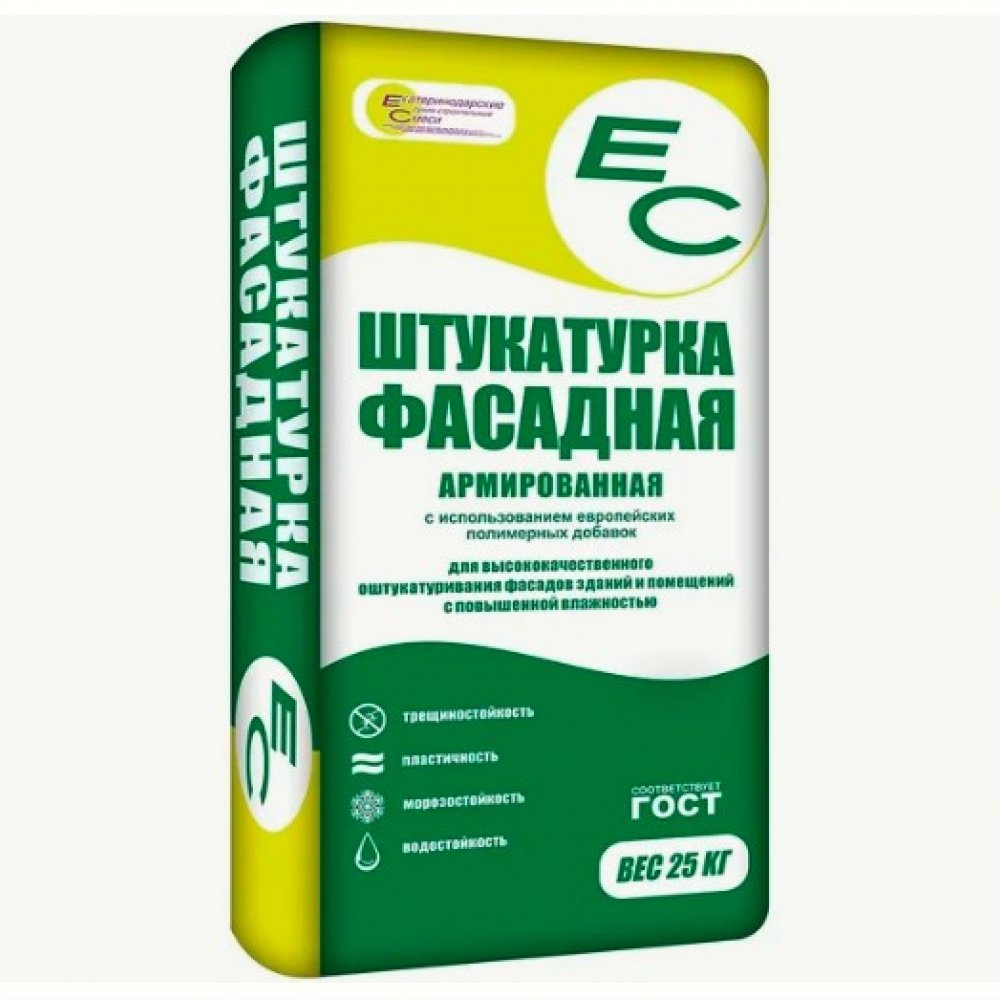 ЕС-фасадная 25кг Штукатурка 