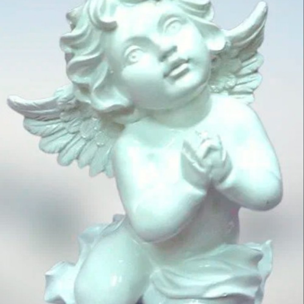 Фигурка гипс Ангел на коленях