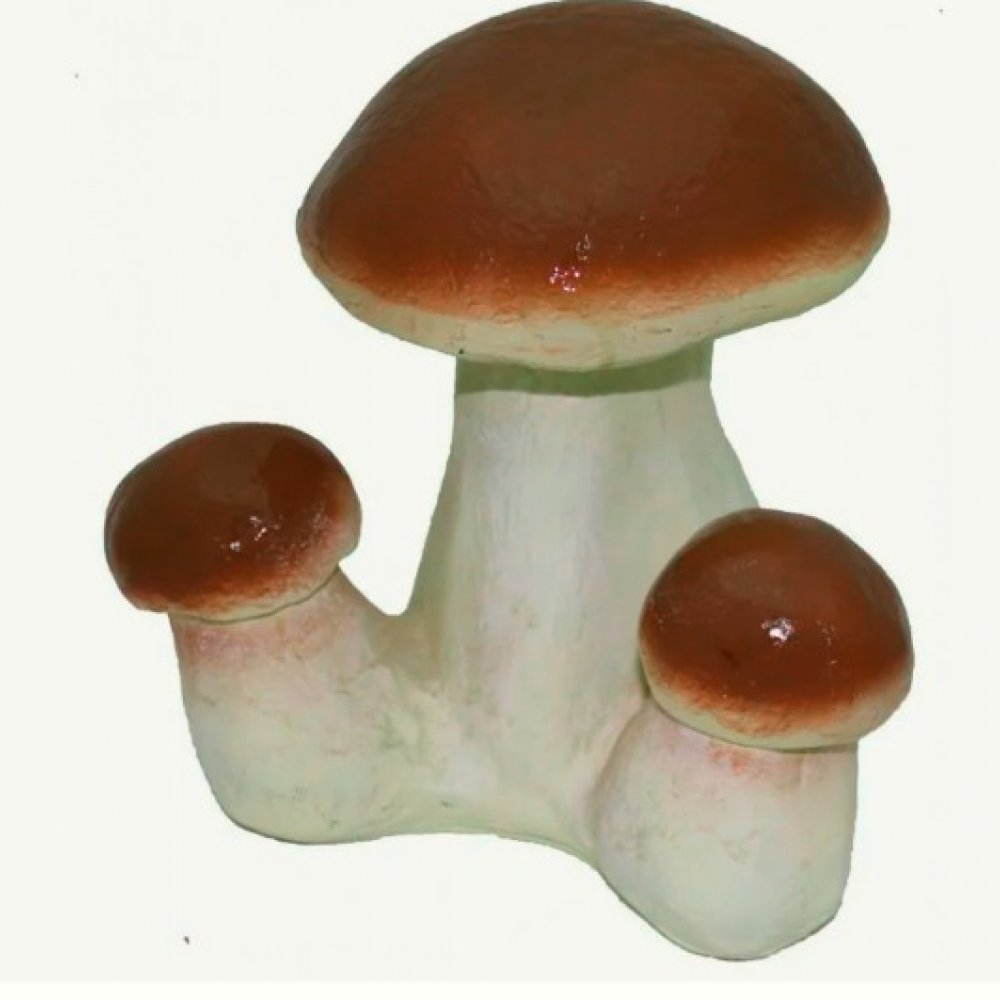 Фигурка Гипс Гриб Боровик тройной малый