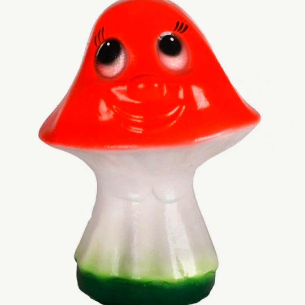 Фигурка Гипс Гриб с глазами большой