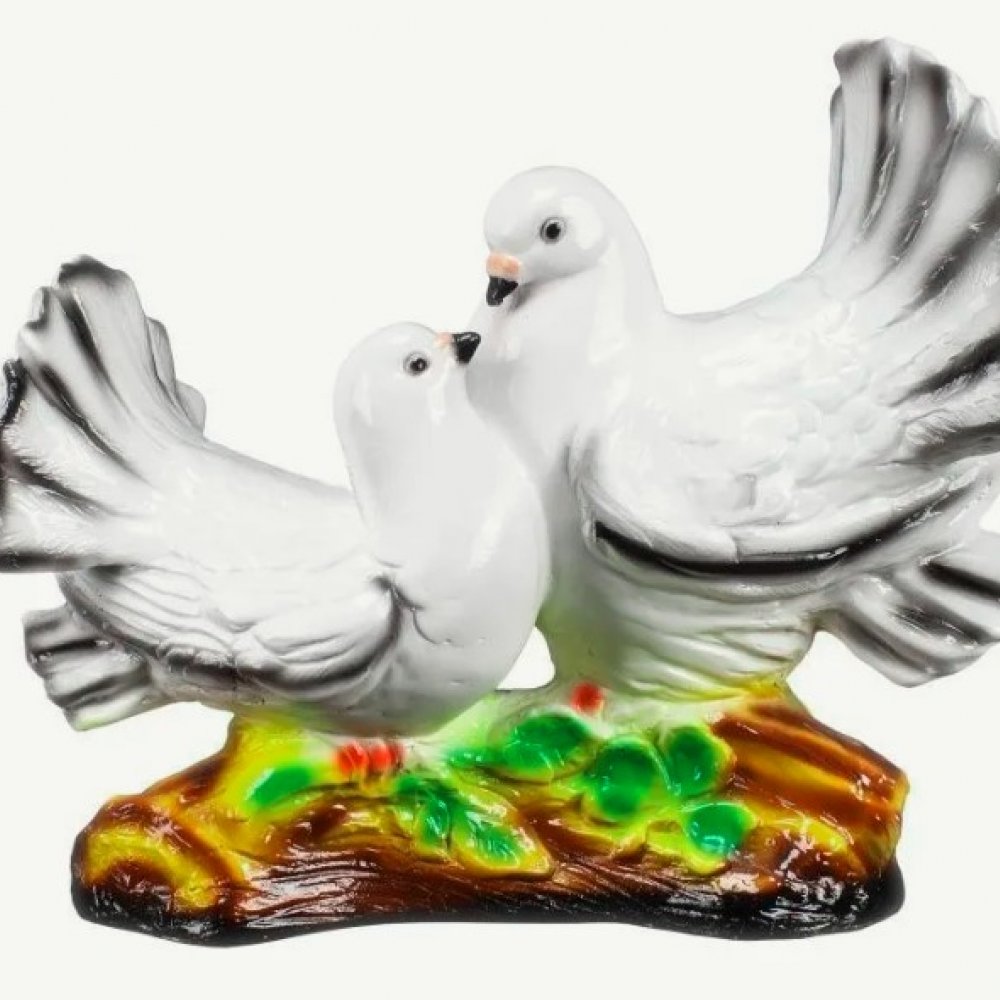 Фигурка Голубь и голубка 27х20