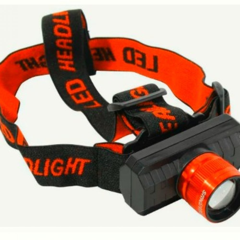 Фонарь аккумуляторный налобный SBF-HL037 СМАРТБАЙ 