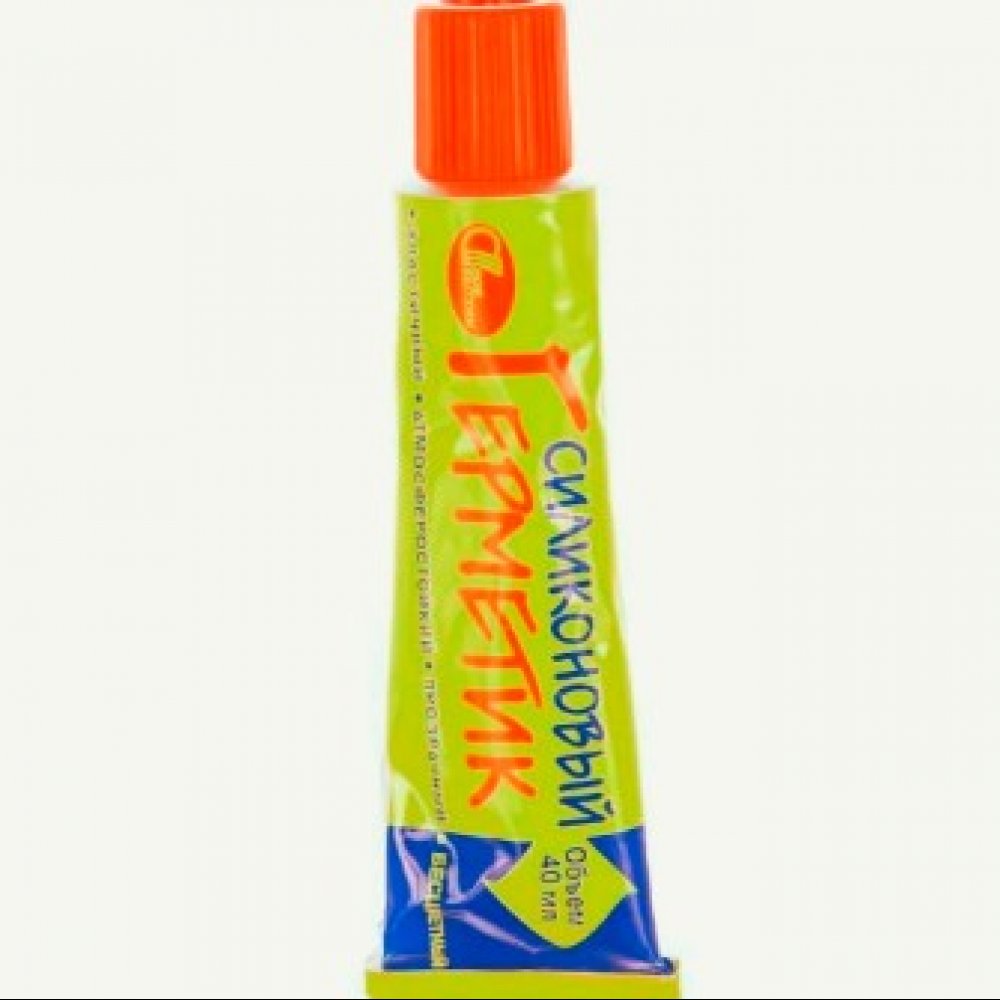 Герметик силикон прозрач. 40мл Новбытхим