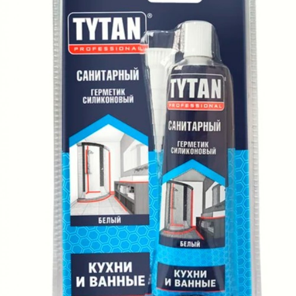 Герметик силикон прозрач. Титан 85мл