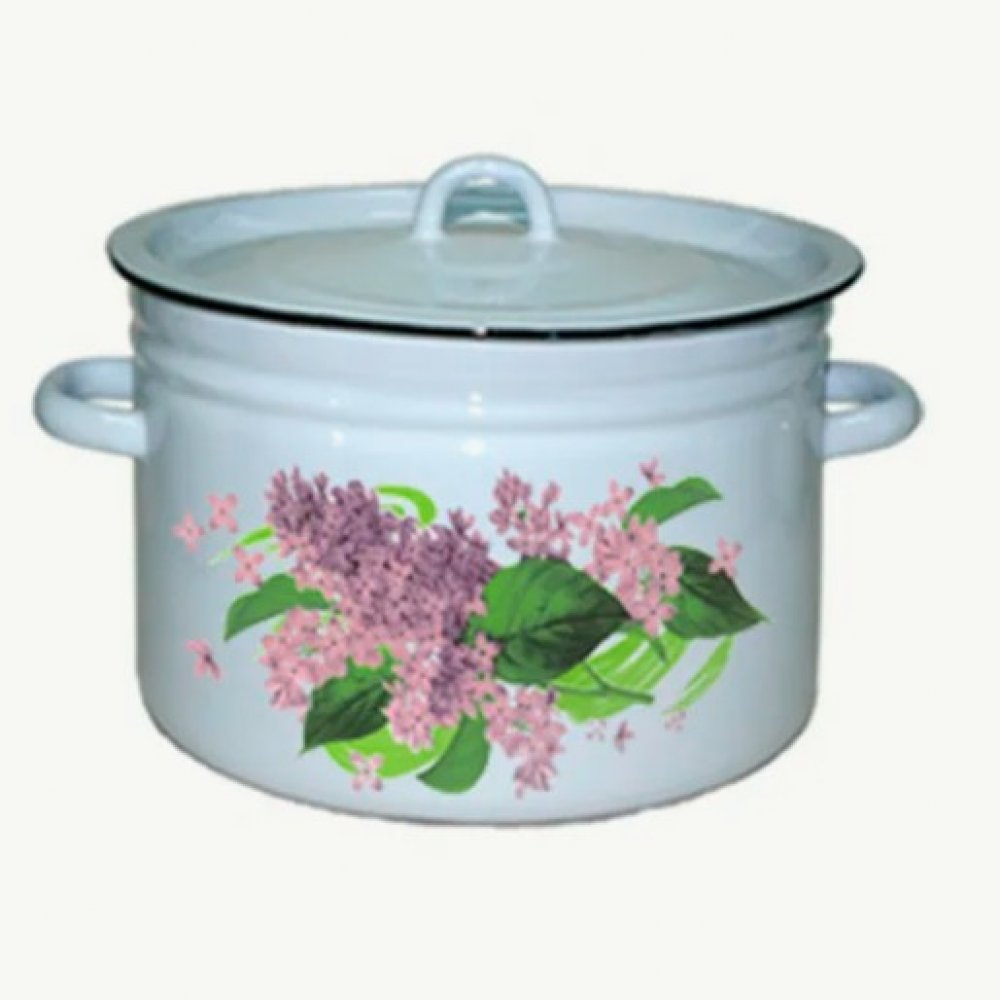 Кастрюля 8,5л Пудро-голубая 20-1620Н/4