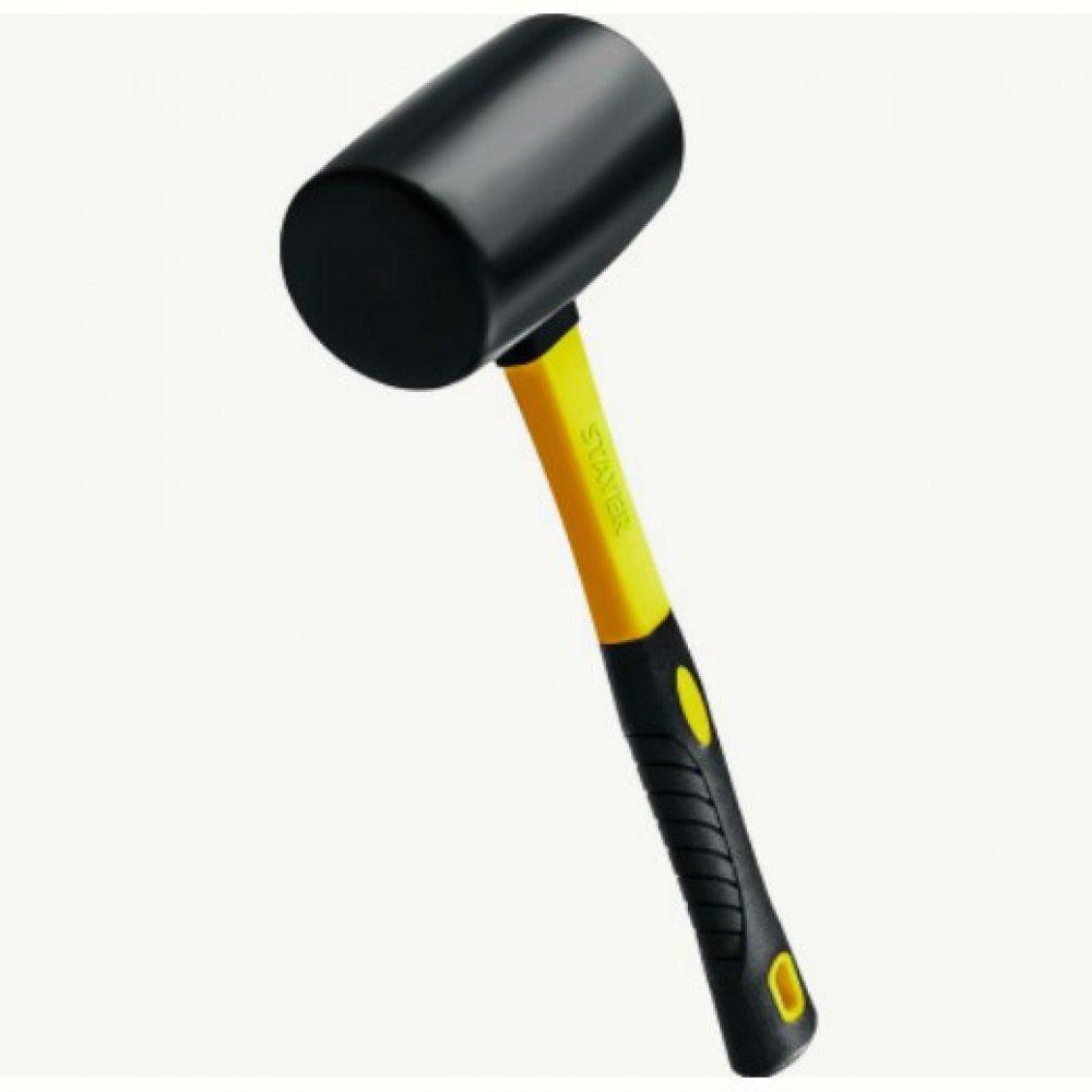 Киянка резиновая 90мм 900г СТАЕР чёрная 2054-90