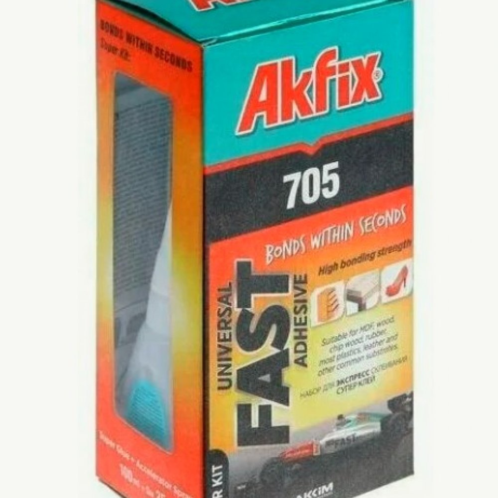 Клей Акфикс двухкомпонентный 100мл(25мл) 705