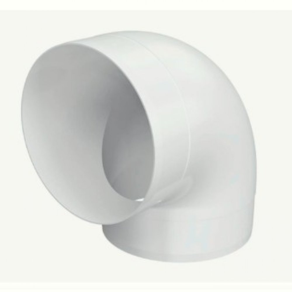 Колено пластик 125мм ЭРА 12,5ККП 90*