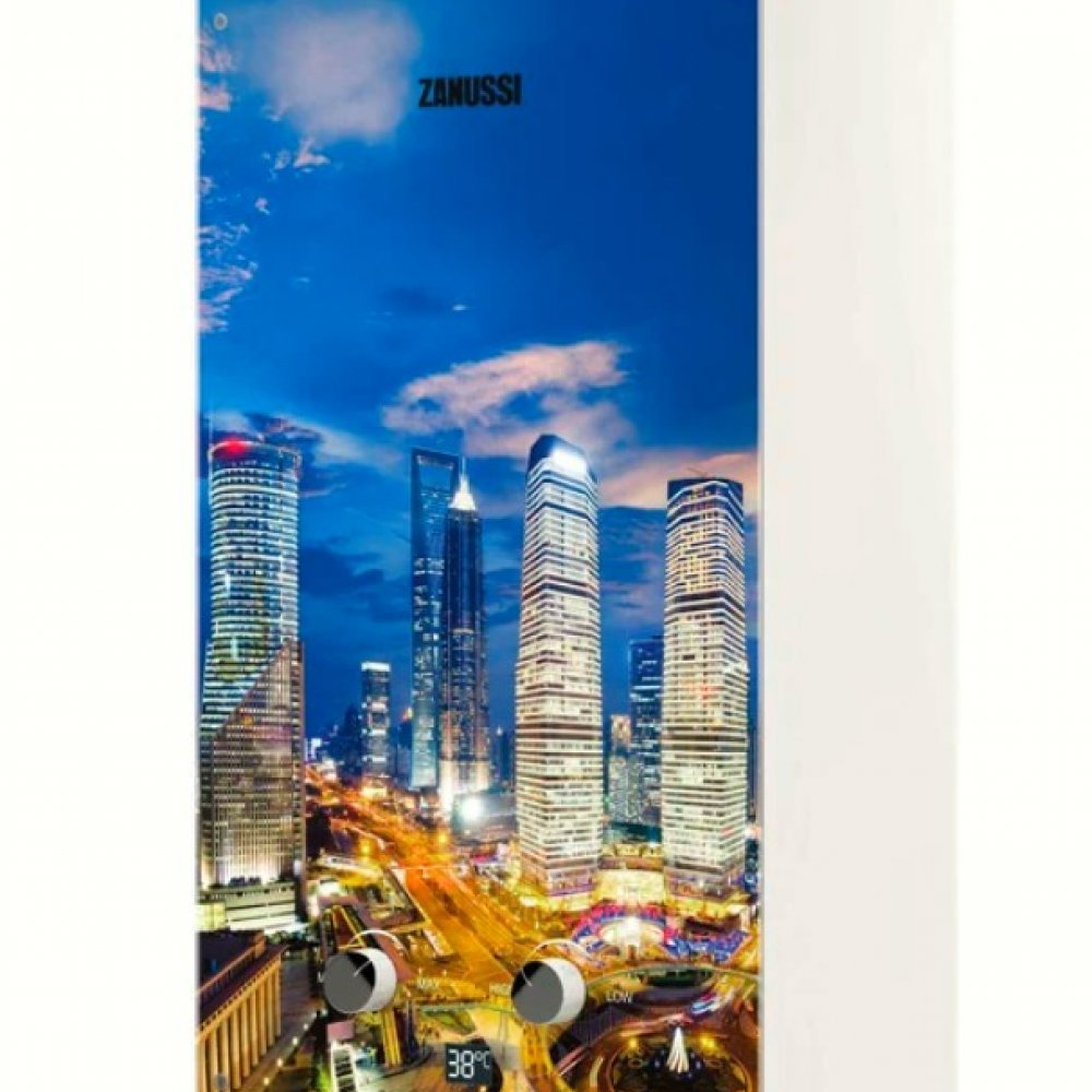 Колонка газовая Занусси GWH 10 Fonte Glass Metropoli 10л/20кВт 87955