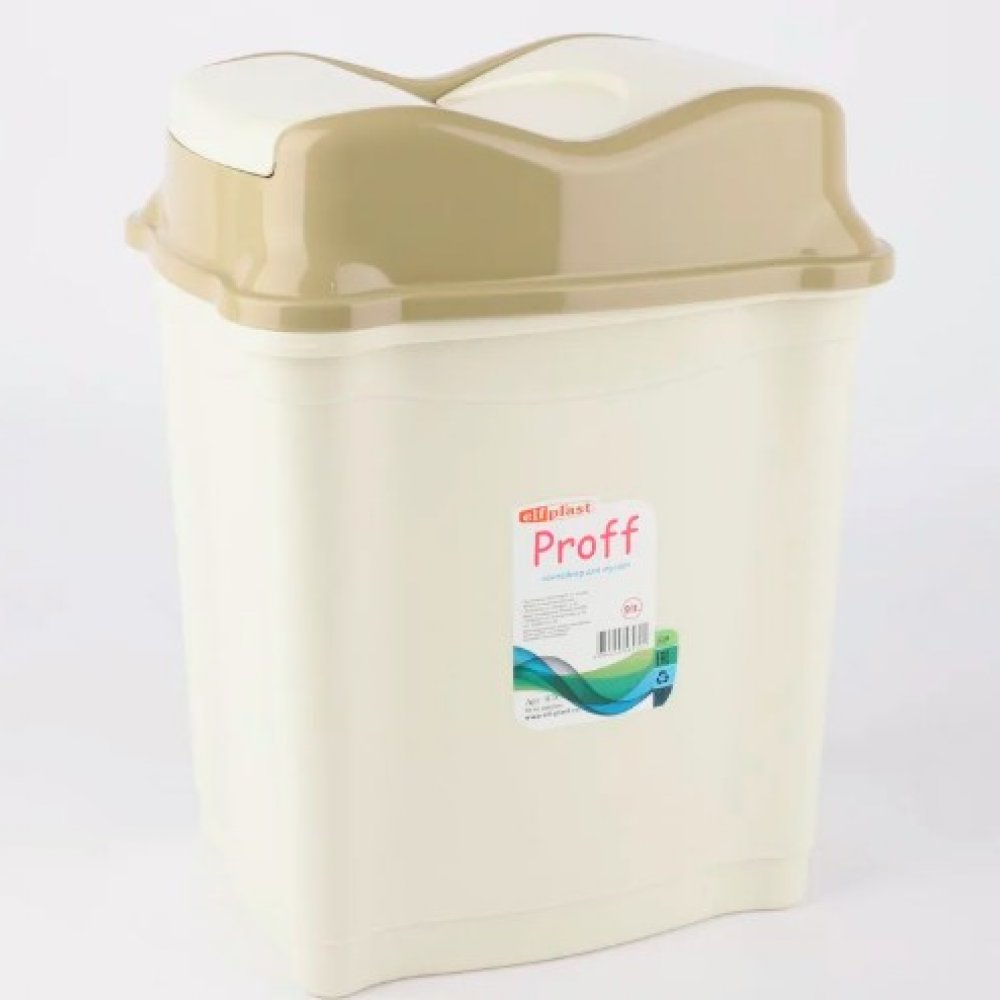 Контейнер для мусора 9л ЭЛЬФ ПЛАСТ ПРОФФ 478
