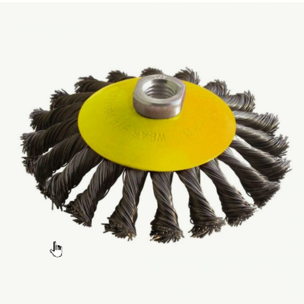 Корщетка витая Колесо 100мм ВОРК 39110