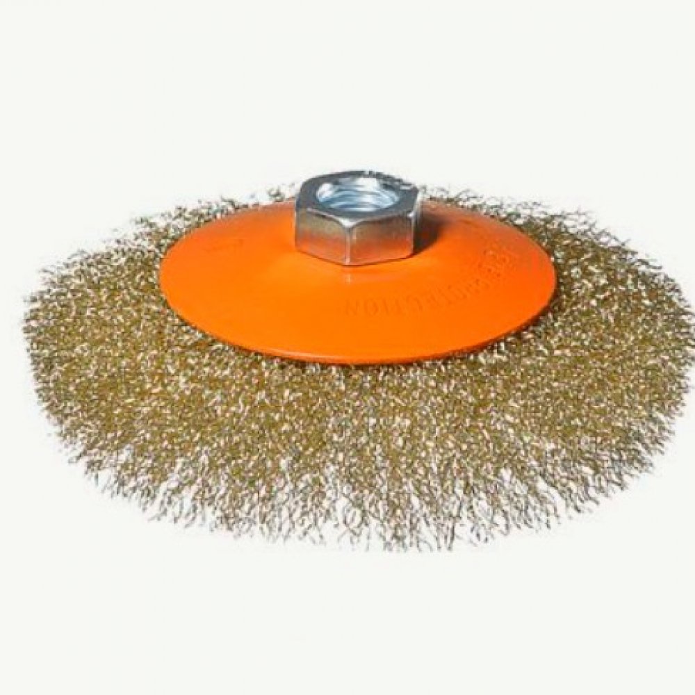 Корщетка волнистая Колесо д125мм 39075