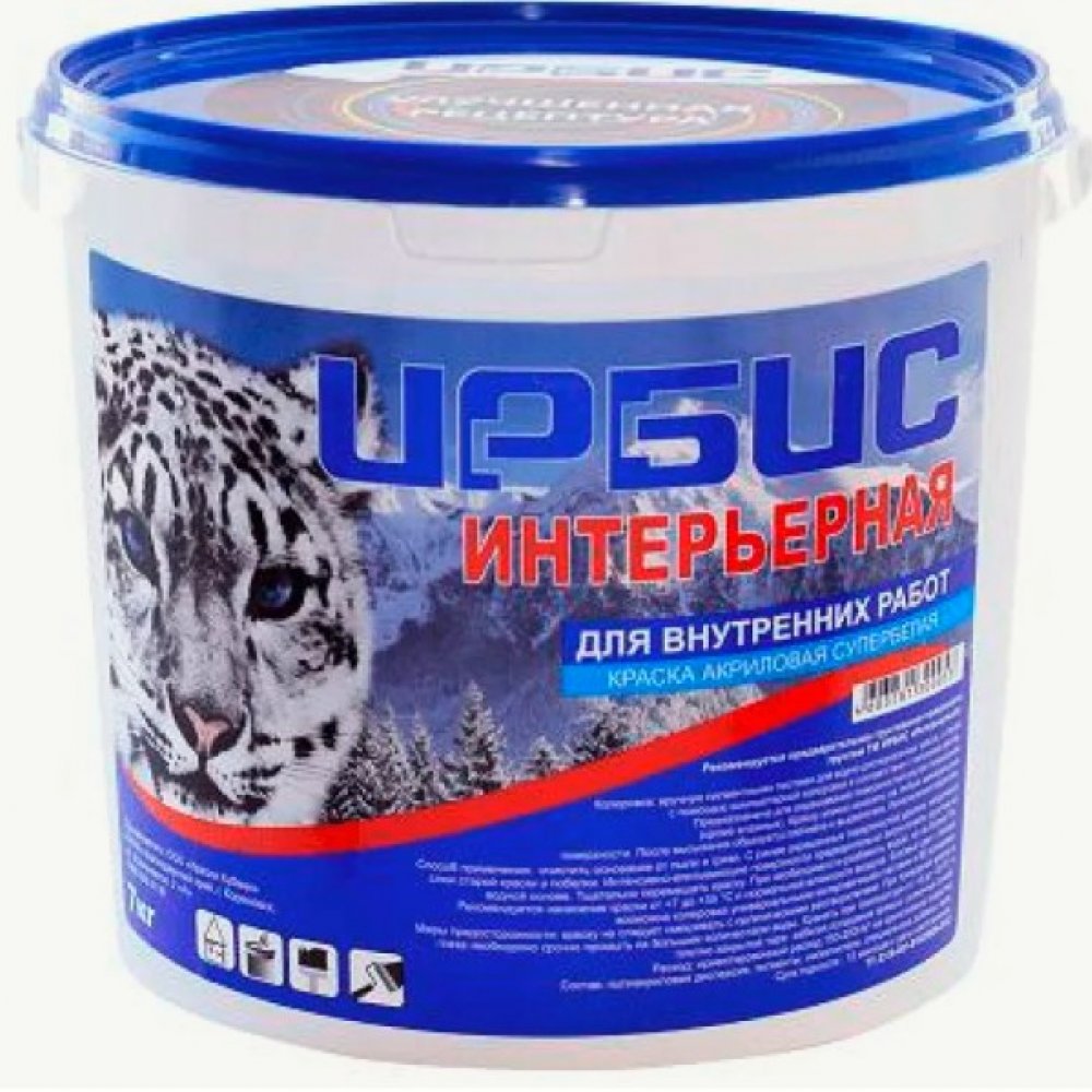 Краска ВД фасадная ИРБИС акриловая 14кг