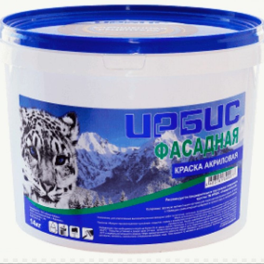 Краска ВД интерьерная ИРБИС для внутренних работ 14кг