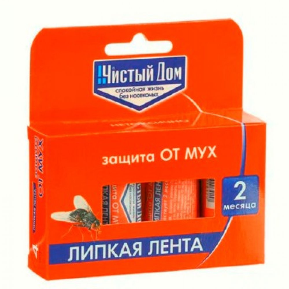 Лента от мух и мошек Чистый дом