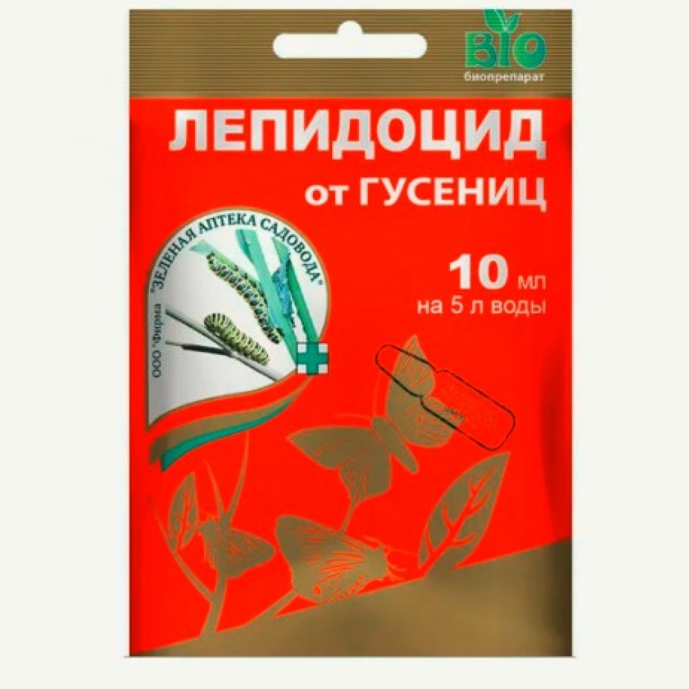 Лепидоцит биол. ср-во для борьбы с гусеницами