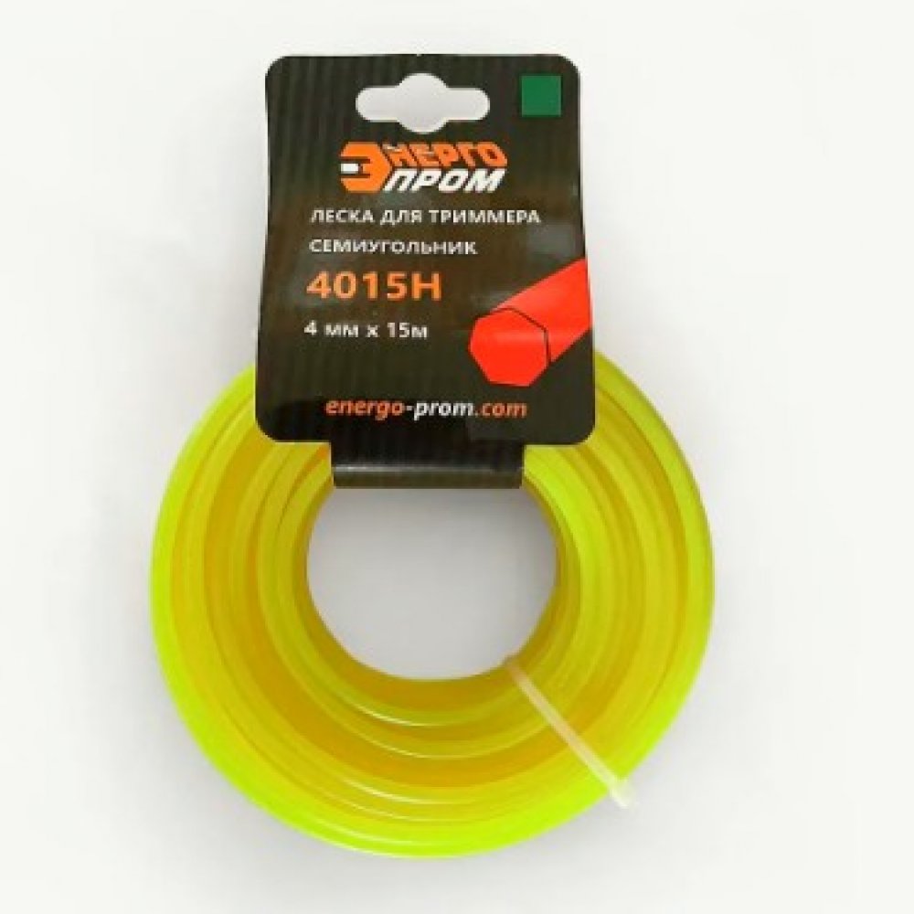 Леска для триммера 4мм*15м 4015 Энергопром Фаворит